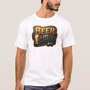 Camiseta Edgy CERVEJA E RELAX Quote