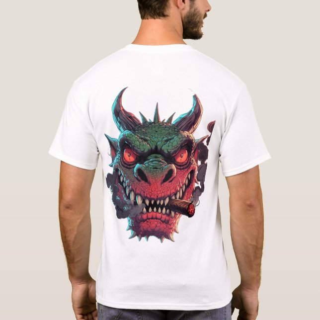 Camiseta Edgy Urban Fantasy Character graphic (Verso)