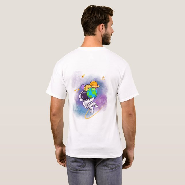 Camiseta edição astronauta (Parte Traseira Completa)