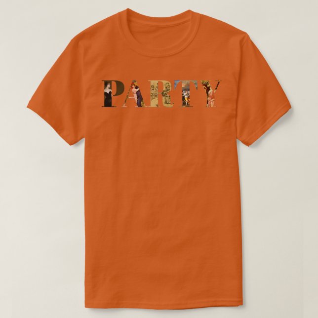 Camiseta Edição de arte partidária (Frente do Design)