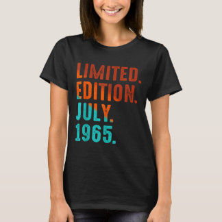 Camiseta Edição de Canção Aniversário de Julho de 1965