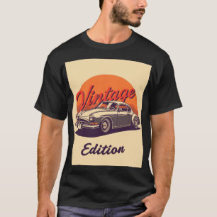 Camiseta Edição de Carro vintage de tendências