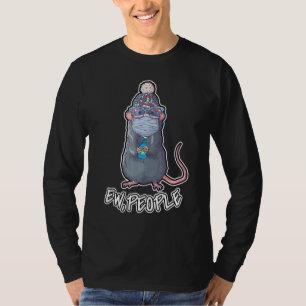 Camiseta Edição de Inverno Ew Pessoas Dizendo Rato de Estim