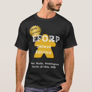 Camiseta Edição de Luxo EFORP 2025 10º Aniversário Amarela