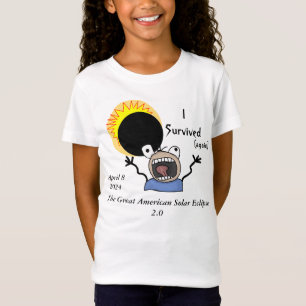 Camiseta Edição de Sobrevivência do Eclipse Solar de 2024
