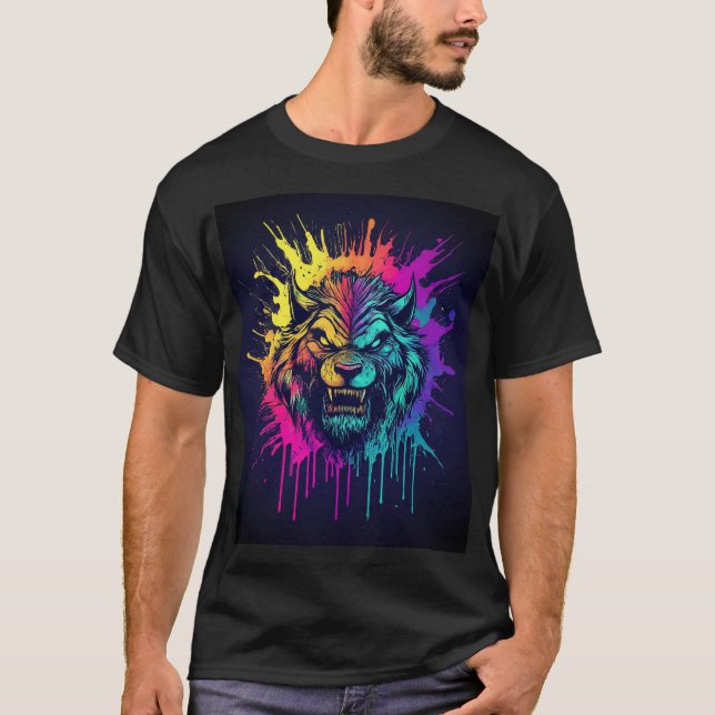 Camiseta edição de t-shirt do tigre (Frente)