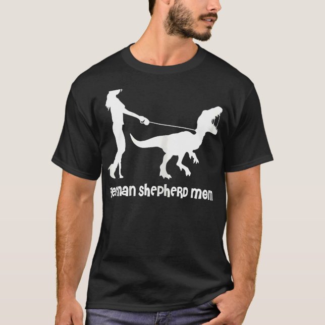 Camiseta Edição do Raptor da Mãe do german shepherd (Frente)