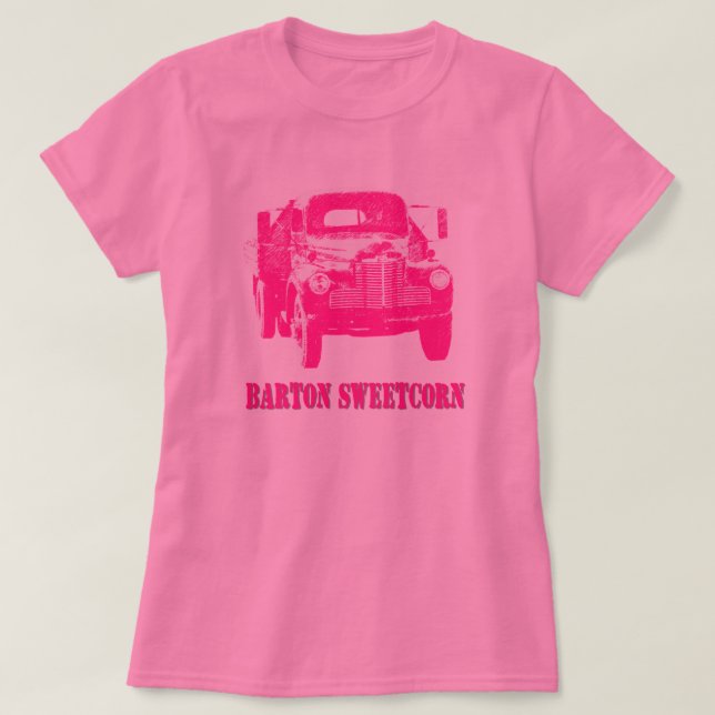 Camiseta Edição dos Sparkles do caminhão do milho (Frente do Design)