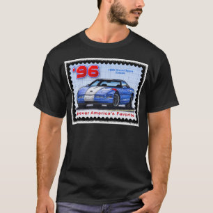 Camiseta Edição especial Corveta do esporte 1996 grande