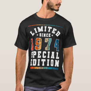 Camiseta Edição especial limitada Vintage desde o Nascer em