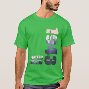 Camiseta Edição Limitada 1943 80 Anos Presente Vintage