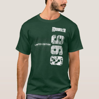 Camiseta Edição Limitada, 1968, Ano De Nascimento, 1968