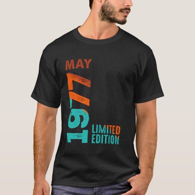 Camiseta Edição Limitada 1977 Maio 1977 (Frente)