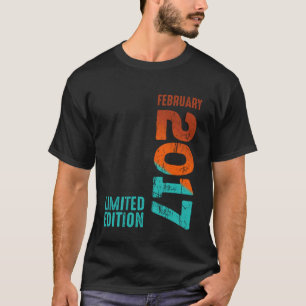 Camiseta Edição Limitada 2017 Fevereiro 2017 Ano 2017