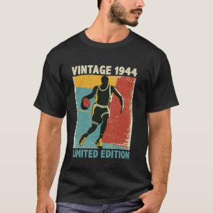Camiseta Edição Limitada Amante de Basquete Retro Vintage 1