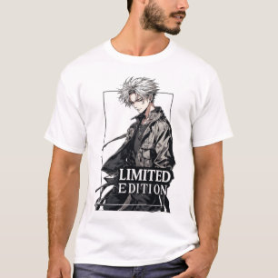 Camiseta Edição Limitada Anime Boy Grunge Techwear Streetwe