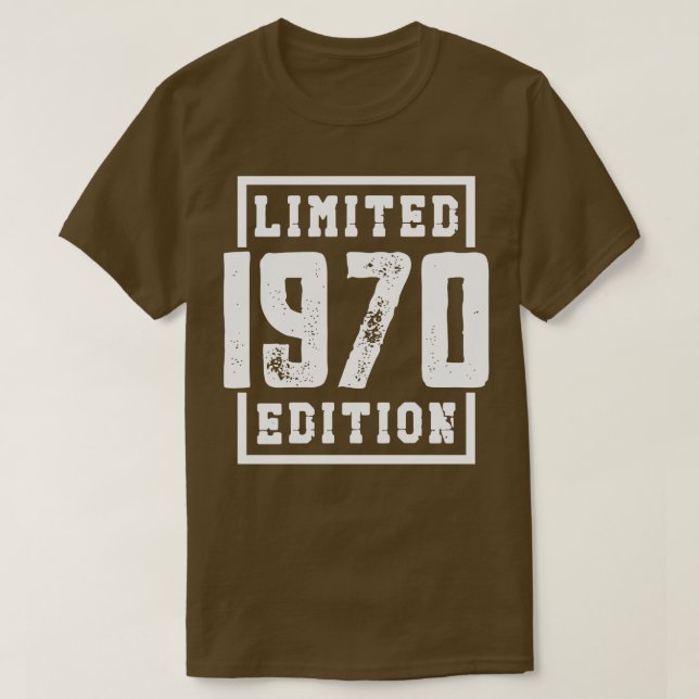 Camiseta Edição limitada de 1970 (Frente do Design)