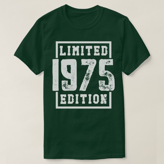 Camiseta Edição limitada de 1975 (Frente do Design)