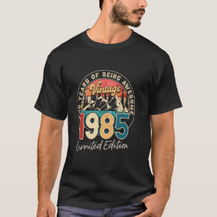 Camiseta Edição Limitada de 1985 Nascido Em 1985 Vintage 40