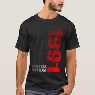 Camiseta Edição limitada de 1991 32º nascer de aniversário 