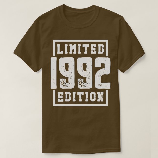 Camiseta Edição limitada de 1992 (Frente do Design)