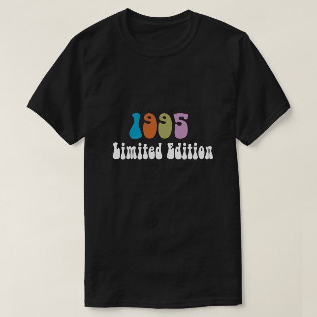 Camiseta Edição Limitada de 1995 – Estilo Groovy (Frente do Design)