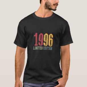 Camiseta Edição Limitada de 1996 Birthday Vintage - Retro P