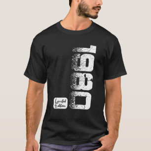 Camiseta Edição limitada de 43 anos 1980 43º aniversário