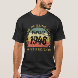 Camiseta Edição Limitada de 80 Anos Sendo Incrível