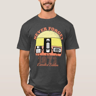 Camiseta Edição Limitada de Aniversário de 1972 Nunca Esque