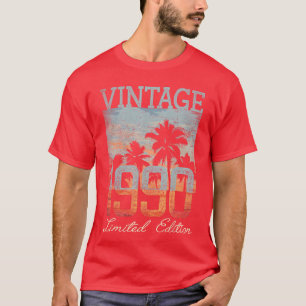 Camiseta Edição Limitada de Aniversário de 35 Anos Vintage