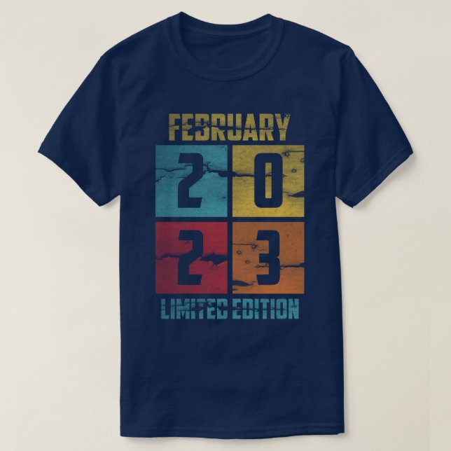 Camiseta Edição limitada de fevereiro de 2023 (Frente do Design)
