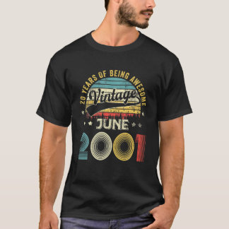 Camiseta Edição Limitada De Junho De 2001 20 De 20 Anos