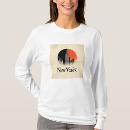 Camiseta Edição Limitada de Nova Iorque - Estilo Gráfico do