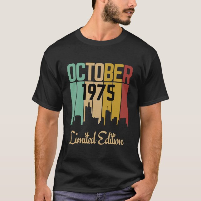 Camiseta edição limitada de outubro de 1975 (Frente)