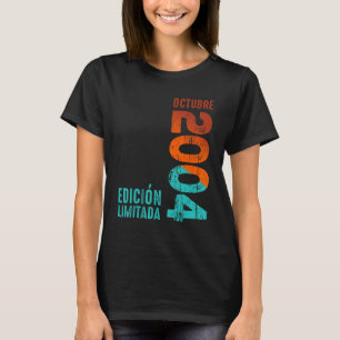 Camiseta Edição limitada de outubro de 2004 Retro 2004 Vint