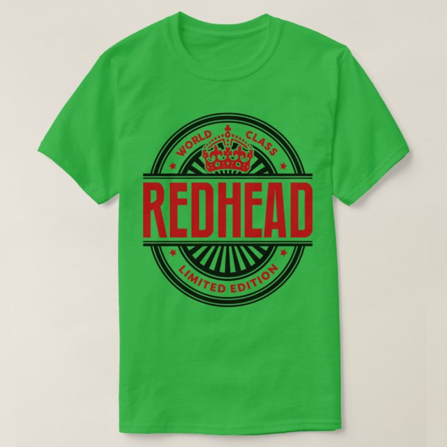 CAMISETA EDIÇÃO LIMITADA DE REDHEAD DE CLASSE MUNDIAL (Frente do Design)