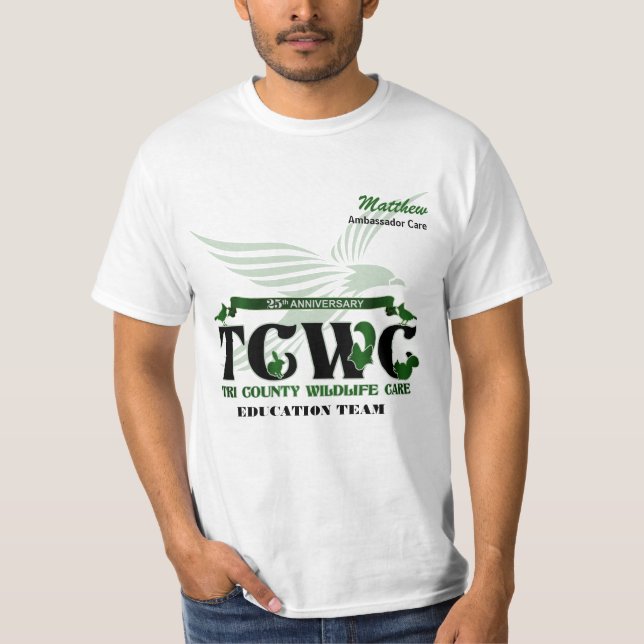 Camiseta Edição limitada do aniversário de TCWC 25o com (Frente)