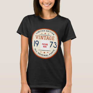 CAMISETA EDIÇÃO LIMITADA DO ANO DE ANIVERSÁRIO DE FOTO PERS