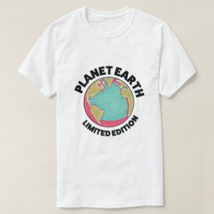 Camiseta Edição limitada do planeta Terra