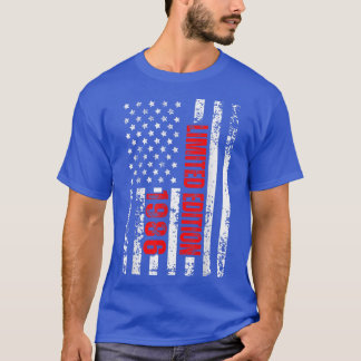 Camiseta Edição limitada e Nascer em 1986, Patriotic Birthd