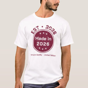 Camiseta Edição Limitada Feita em 2026