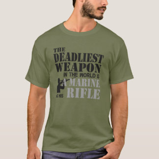 Camiseta Edição limitada marinha e seu rifle