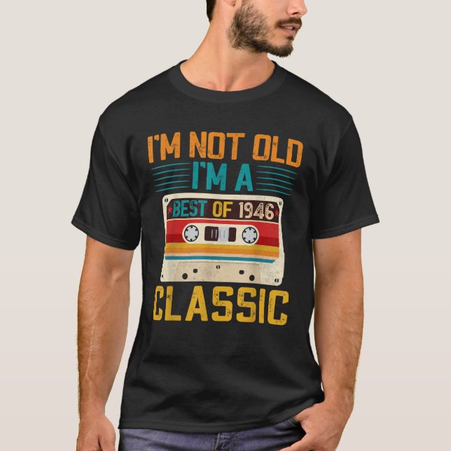 Camiseta Edição Limitada Presente Clássico de 80º Aniversár (Frente)