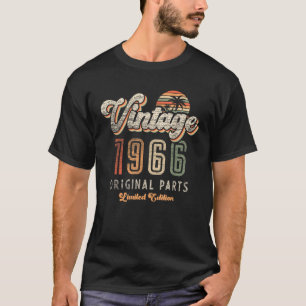 Camiseta Edição Limitada Presente Retro 60 Anos 1966