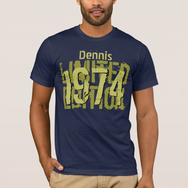Camiseta Edição limitada V29C de presente de aniversário de (Frente)
