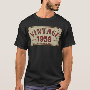 Camiseta Edição Limitada Vintage 1959 Todas as Peças Origin