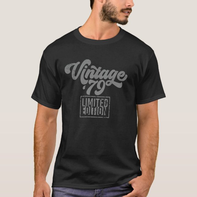 Camiseta Edição Limitada Vintage 1979 (Frente)
