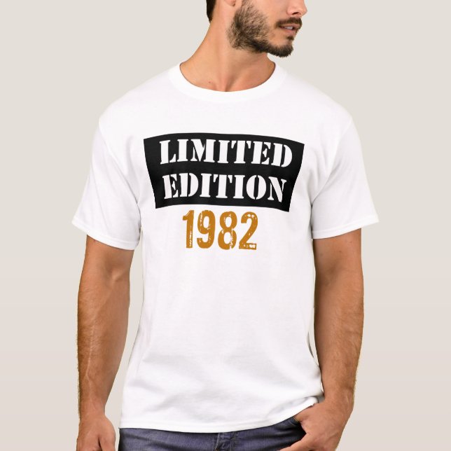Camiseta Edição limitada vintage 1982 (Frente)