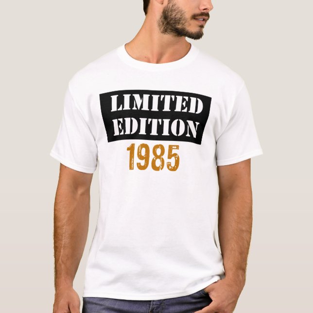 Camiseta Edição limitada vintage 1985 (Frente)